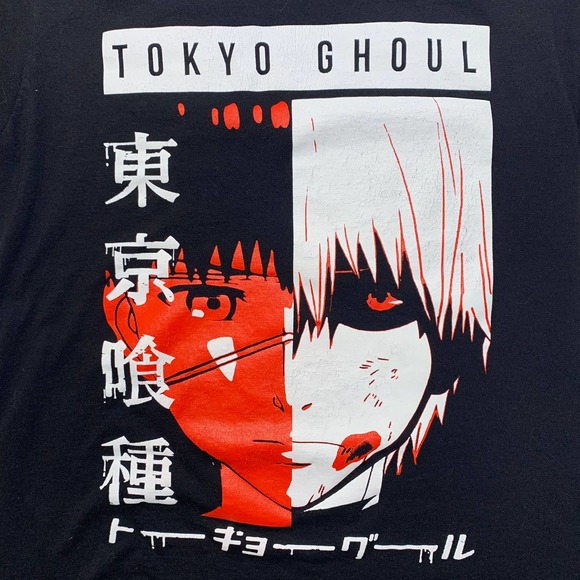 Tokyo Ghoul | Women | Black Ken Kaneki Graphic Short Sleeve Tee | Small - Picture 8 of 11